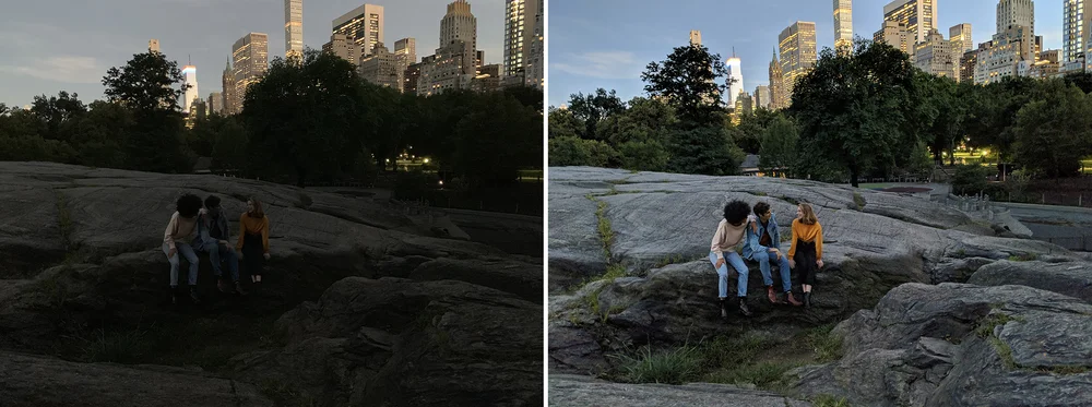 iphone vs pixel: night photography